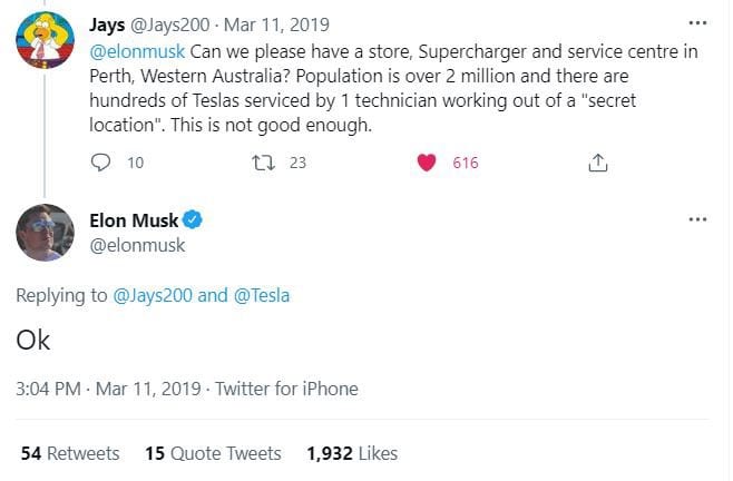 Elon Says OK